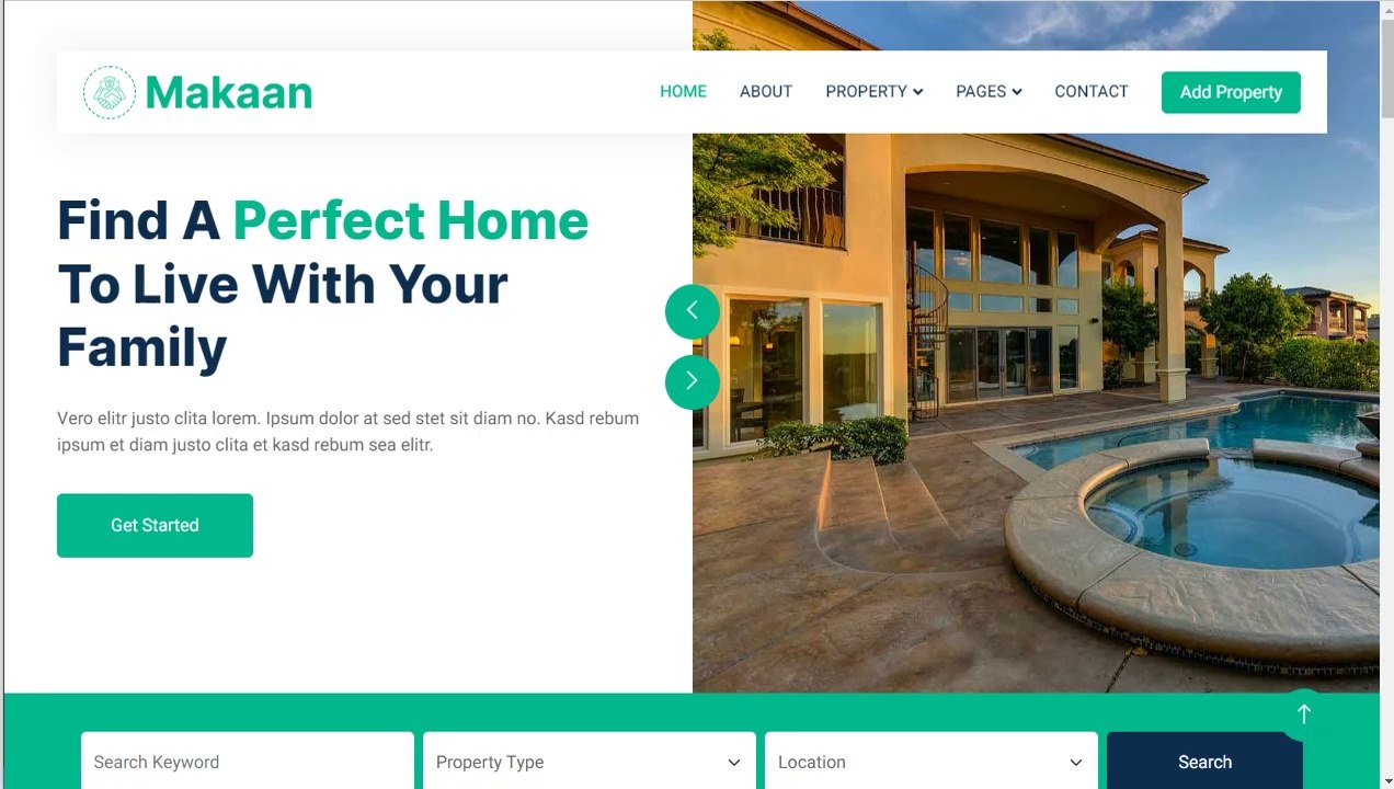 Real-Estate Website Design: HTML, CSS & JS (Free Source Code)