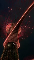 Red Illuminated Towers