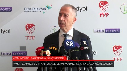 Galatasaray İkinci Başkanı Metin Öztürk'ten Fenerbahçe'ye gönderme
