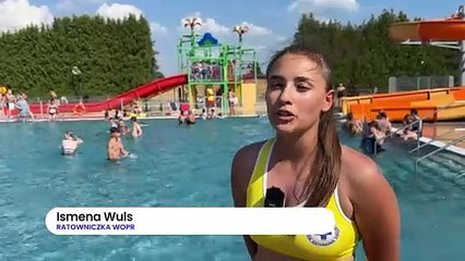 Basen w Osiedlu Niewiadów pełen spragnionych ochłody