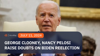 Biden allies Pelosi, Clooney raise fresh doubts about his reelection chance
