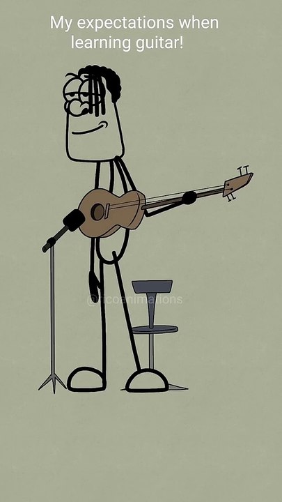 My expectations when learning guitar! (4k memes)  #shorts-(720p)