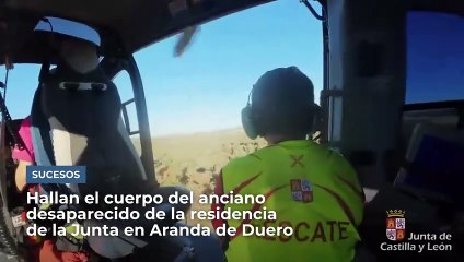 Hallan el cuerpo sin vida del anciano desaparecido de una residencia en Aranda