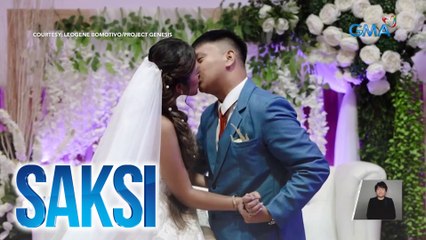 Bride at groom, wagas din ang kulitan sa kanilang kasal | Saksi