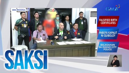 Nasa 200 falsified birth certificates na na-isyu ng local civil registry sa Sta. Cruz, Davao Del Sur, ibinunyag ng NBI Region 11 | Saksi