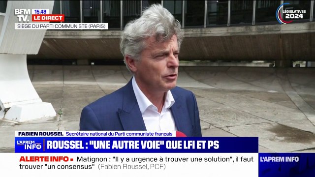 Fabien Roussel (PCF): J'ai défendu la candidature d'Olivier Faure pour Matignon