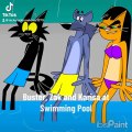 Johnny & Friends: Buster, Zak and Karisa at Swimming Pool in Speedpaint