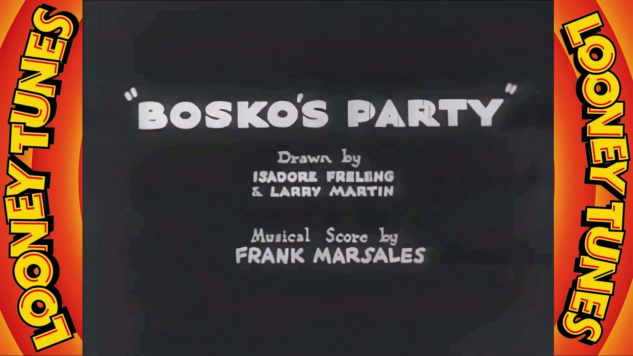 Looney Tunes short 29 - Bosko's Party