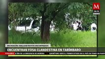 Localizan una fosa clandestina en Tarímbaro, Michoacán