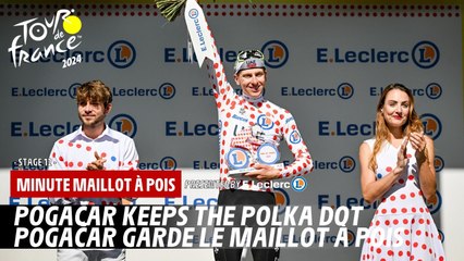 E.Leclerc Polka Dot Jersey Minute - Stage 12 - Tour de France 2024