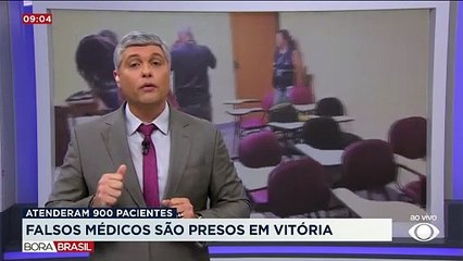 Falsos médicos são presos após atenderem cerca de 900 pacientes em Vitória (ES)