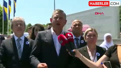 CHP Genel Başkanı Özgür Özel, Srebrenitsa Katliamı Anma Törenine Katıldı