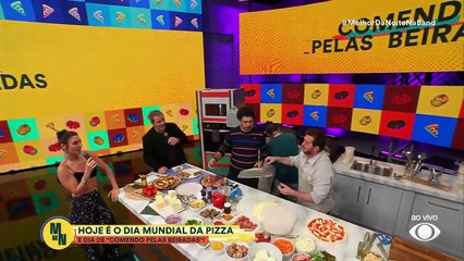Dia da pizza: aprenda a fazer pizza romana