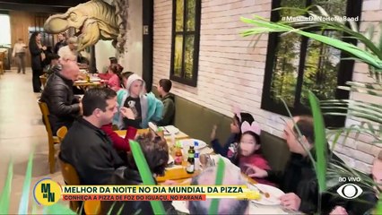 Dia da pizza: Melhor da Noite dá um giro pelas maiores pizzarias do Brasil