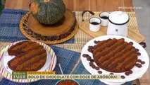 Bolo de chocolate com doce de abóbora | Band Receitas