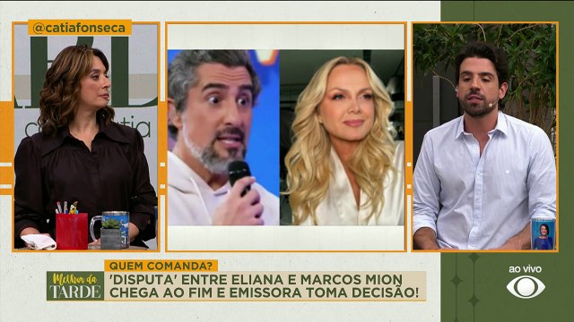 'Disputa' entre Eliana e Marcos Mion chega ao fim e emissora toma decisão