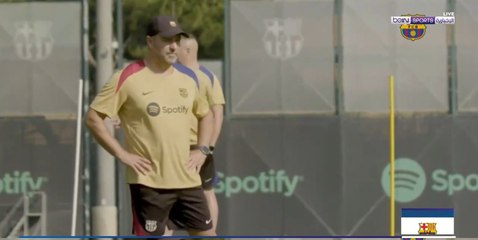 برشلونة يستهل تحضيراته للموسم الجديد تحت إشراف فليك