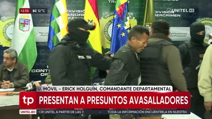 ​28 personas son presentadas como avasalladores de un precio en Santa Cruz