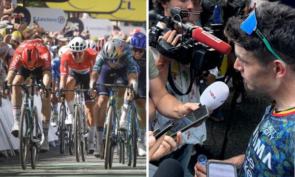 Cycling - Tour de France 2024 - Wout Van Aert : Arnaud Démare could have sprint to a straight line, but...