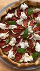 Tarte du soleil aux tomates et courgettes ☀️