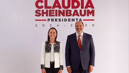 Claudia Sheinbaum presenta a Lázaro Cárdenas Batel como nuevo miembro de su gabinete