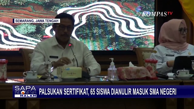 Pj Gubernur Jateng Anulir 65 Siswa yang Gunakan Sertifikat Palsu saat Daftar PPDB