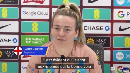 Angleterre - Hemp : "Les garçons n'ont pas besoin de nos conseils"