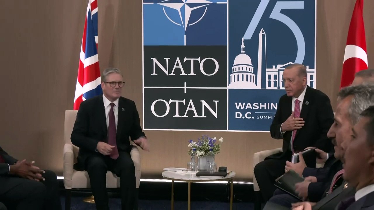 Keir Starmer holds bilat meeting with Recep Tayyip Erdogan
