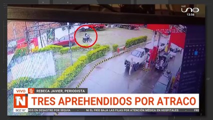 13.56 TRES APREHENDIDOS PÒR ATRACO