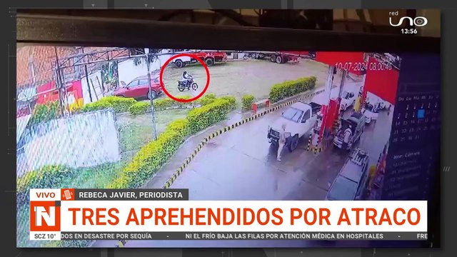 13.56 TRES APREHENDIDOS PÒR ATRACO