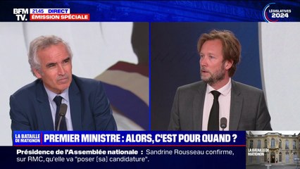 Boris Vallaud (PS): "Dans toute démocratie, la sensibilité arrivée en tête a la responsabilité de gouverner"