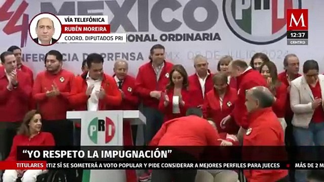Necesitamos una dirigencia fuerte en el partido: Rubén Moreira sobre el PRI