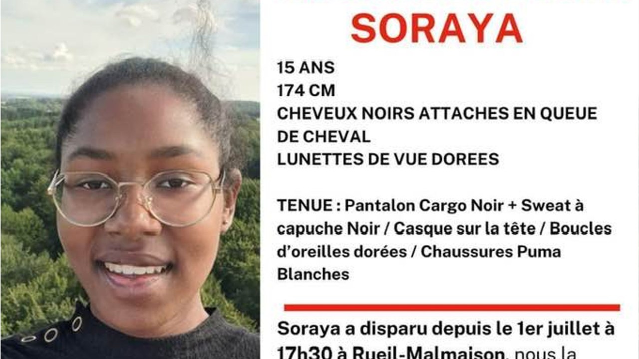 Ce que l’on sait de la disparition de Soraya, 15 ans, dans les Hauts-de-Seine
