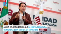 Mario Delgado estima que la nueva dirigencia de Morena será elegida en septiembre