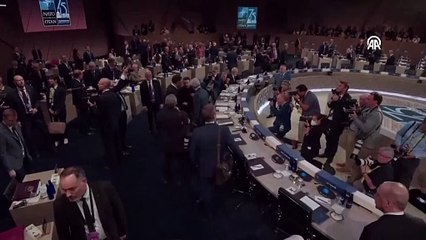 Cumhurbaşkanı Erdoğan, NATO-Ukrayna Konseyi Oturumu'na katıldı