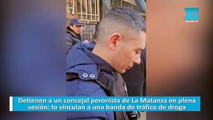 Detienen a un concejal peronista de La Matanza en plena sesión
