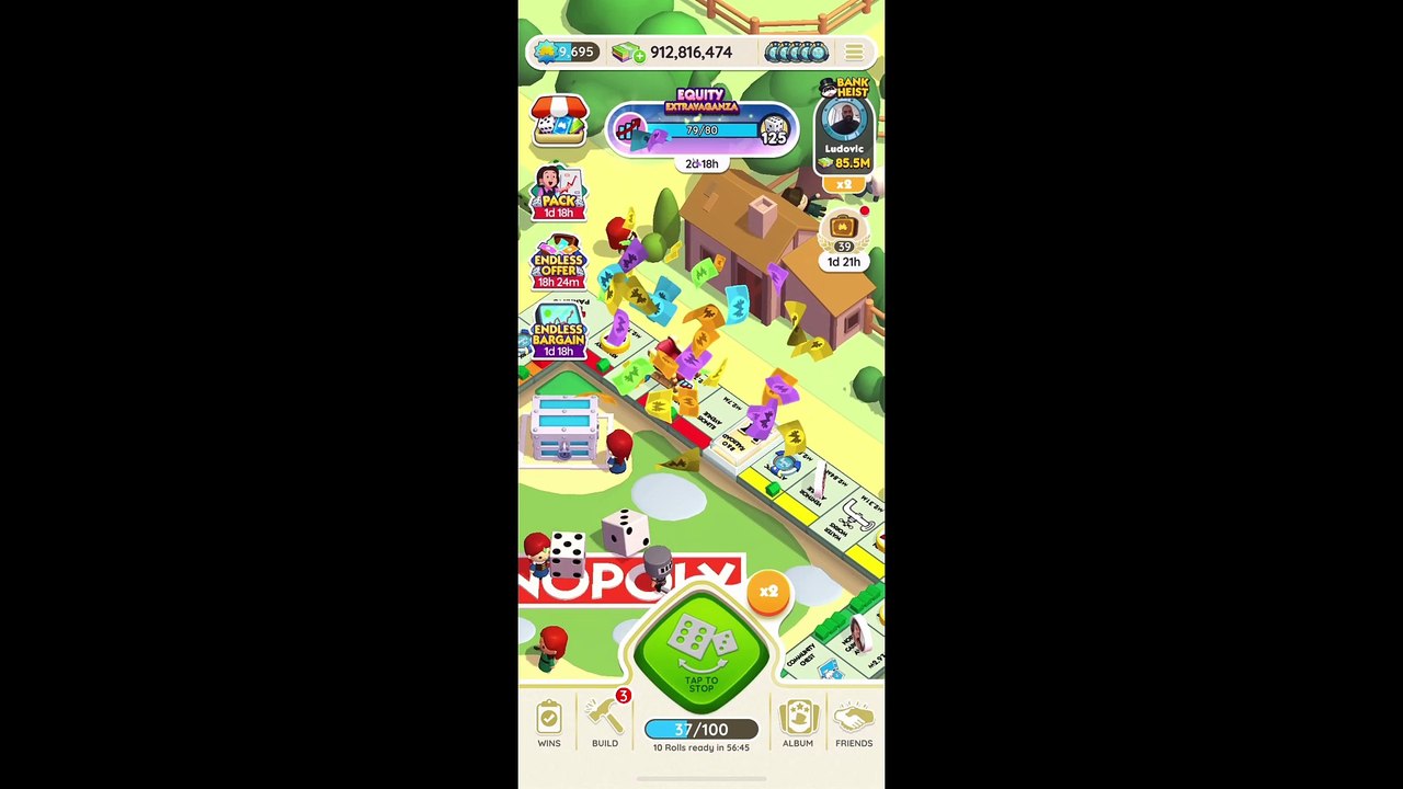 [Miniriceto]Game Play _ Monopoly Go! Day 315