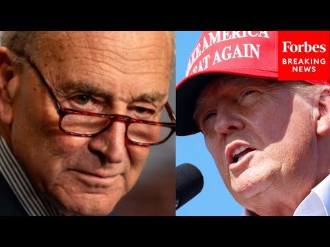 'It's Bone-Chilling, It's Un-American': Chuck Schumer Rails Against Trump 'Manifesto' Project 2025