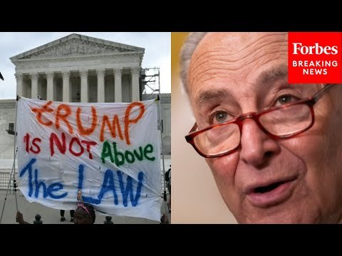 'Placed The Crown On The Head Of Donald Trump': Chuck Schumer Blasts SCOTUS' Immunity Ruling