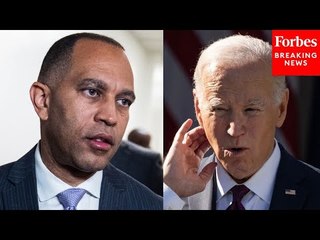 Hakeem Jeffries Asked What Dems Will Do If Biden 'Fails To Deliver' At His Solo Press Conference