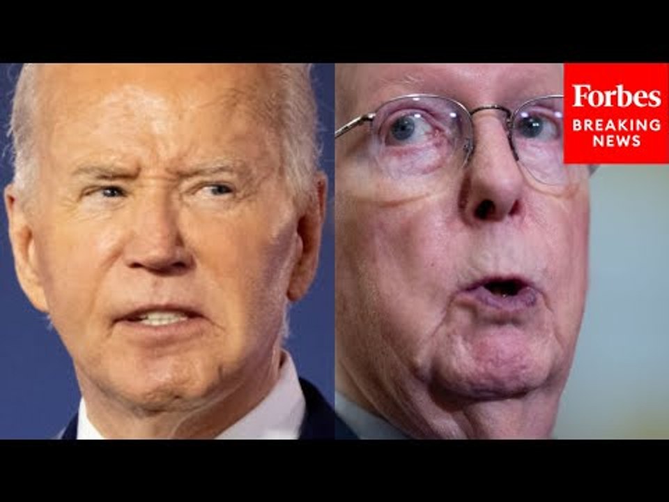 'Lit Money On Fire': Mitch McConnell Shreds 'Bidenomics' 'Spending Sprees'