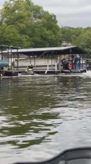 Jet Skier Crashes Into Dock