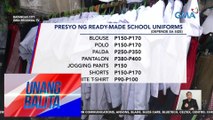 School uniforms, tumaas ang presyo | Unang Balita