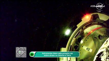 Astronautas falam pela primeira vez sobre atraso no retorno à Terra