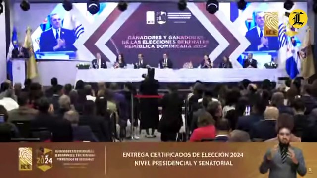 Abinader recibe certificado de elección: La escrupulosa honradez de los representantes públicos es esencial