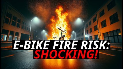 E-Bikes: The Shocking Fire Risks You Need to Know About
