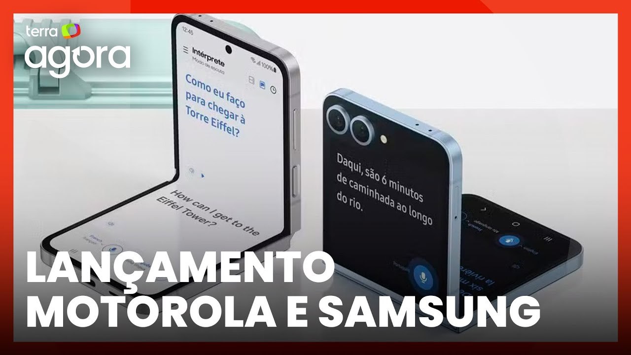 Confira os novos celulares da Motorola e da Samsung