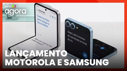 Confira os novos celulares da Motorola e da Samsung