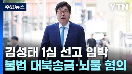 '불법 대북송금' 김성태, 오늘 1심 선고 / YTN