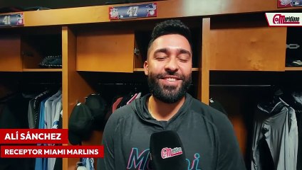 MLb: Ali Sánchez, Receptor de Miami Marlins